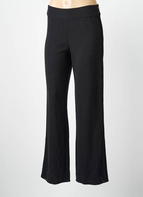 Pantalon large fermeture zip latéral taille normale noir VOODOO femme