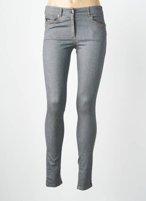 Jeans skinny taille normale taille normale gris VOODOO femme