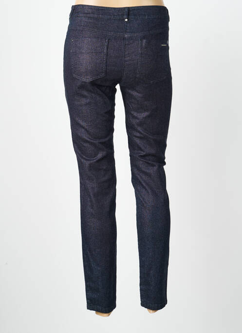 Jeans coupe slim stretch taille normale bleu VOODOO femme