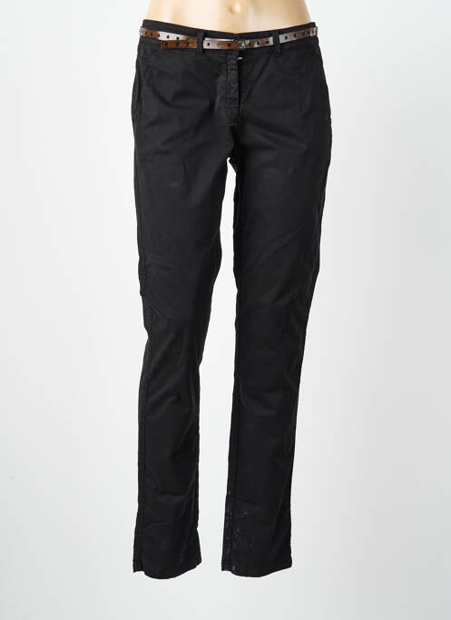 Pantalon chino noir VOODOO femme
