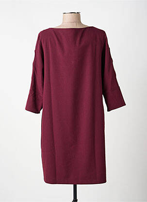 Robe mi-longue manches longues manches longues rouge VOODOO femme