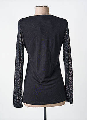 Top tissage jersey manches longues noir VOODOO femme