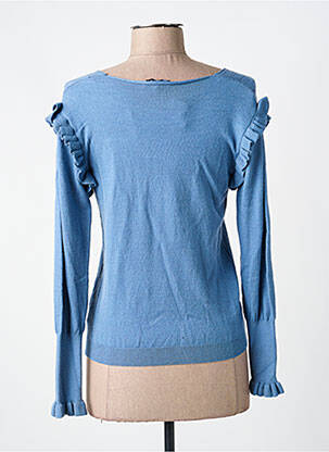 Top stretch manches longues bleu VOODOO femme