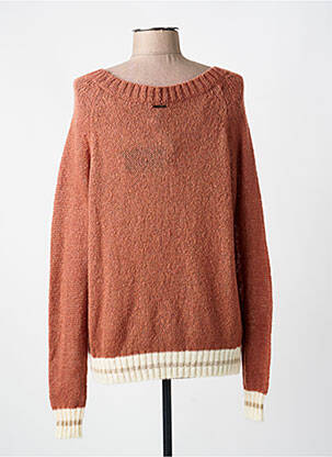 Pull stretch manches longues marron VOODOO femme