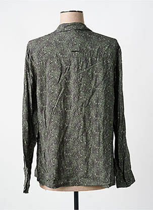 Chemisier coupe cintrée manches longues vert VOODOO femme