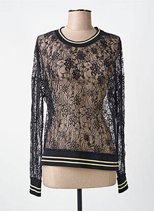 Top stretch manches longues noir VOODOO femme