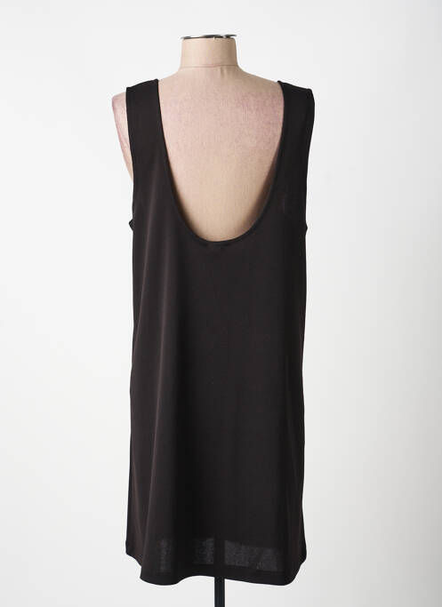 Top stretch sans manche noir VOODOO femme