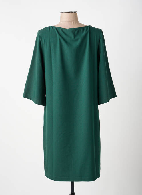 Robe mi-longue manches longues manches longues vert VOODOO femme