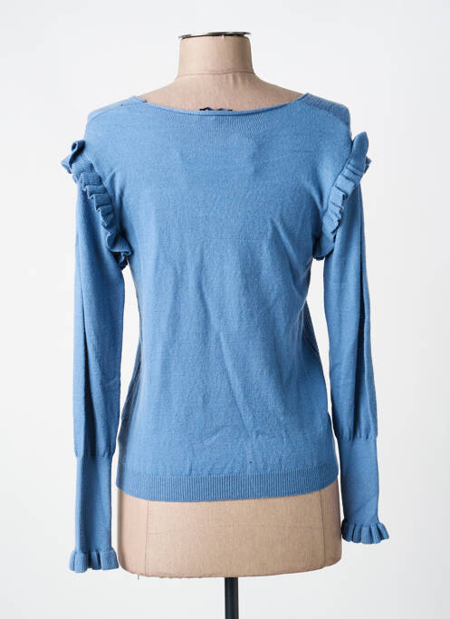 Top stretch manches longues bleu VOODOO femme