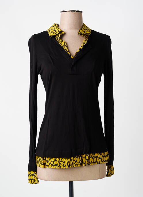 Top stretch manches longues noir VOODOO femme