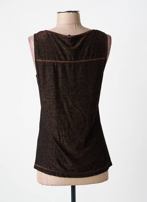 Top stretch sans manche noir VOODOO femme