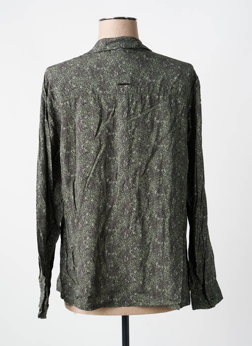 Chemisier coupe cintrée manches longues vert VOODOO femme