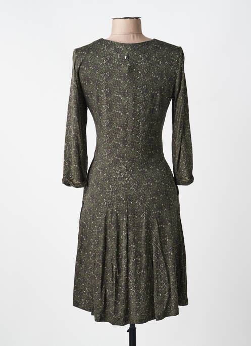 Robe mi-longue vert VOODOO femme