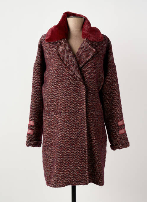 Manteau long rouge VOODOO femme
