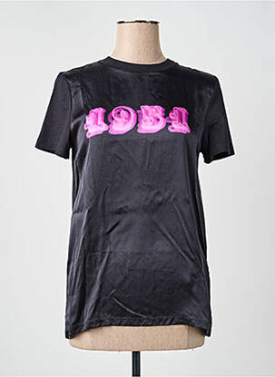 T-shirt imprimé fantaisie manches courtes noir MAX MARA femme