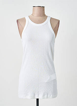 Débardeur coupe ajustée sans manche beige SPORTMAX femme