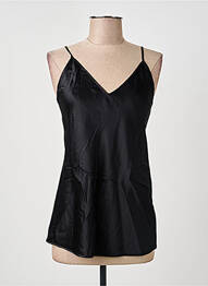 Top manches bretelles ajustables fines bretelles noir MAX MARA femme