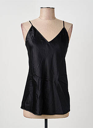 Top manches bretelles ajustables fines bretelles noir MAXMARA femme