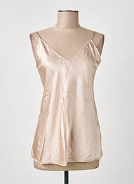Top manches bretelles ajustables fines bretelles rose MAX MARA femme