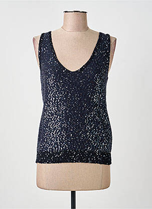 Top stretch sans manche bleu WEEKEND MAXMARA femme