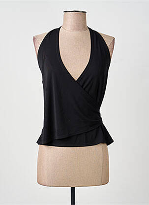 Top tissage jersey fines bretelles noir PENNYBLACK femme