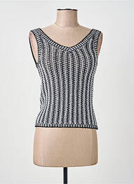 Top stretch sans manche noir MAX MARA femme