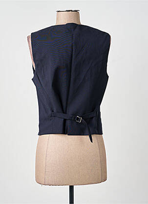 Gilet sans manche poches bleu WEEKEND MAXMARA femme