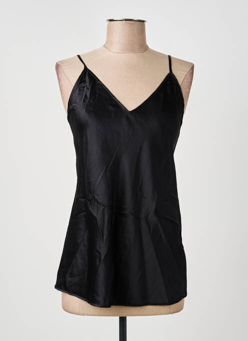 Top manches bretelles ajustables fines bretelles noir MAX MARA femme