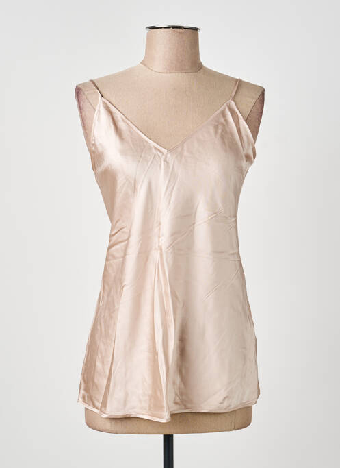 Top manches bretelles ajustables fines bretelles rose MAX MARA femme