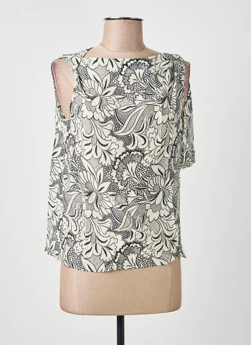 Top coupe fluide sans manche noir WEEKEND MAXMARA femme