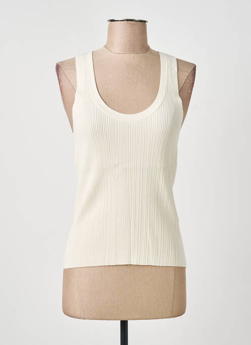 Débardeur beige MAXMARA femme
