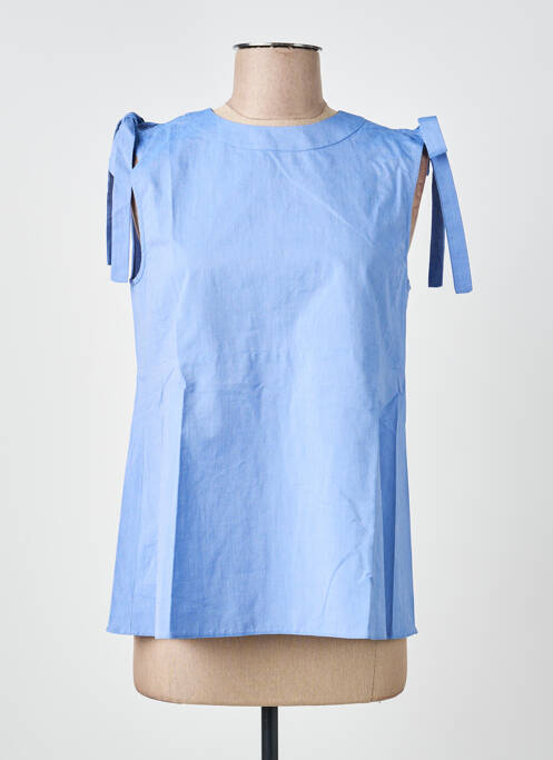 Top bleu MAXMARA femme