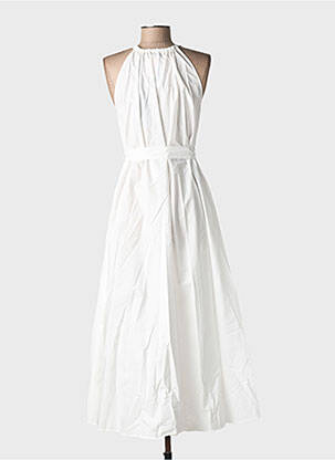 Robe longue sans manche sans manche blanc MAX MARA femme