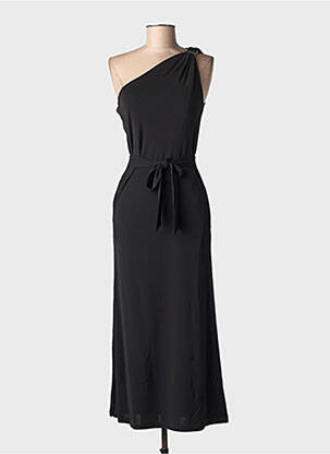 Robe longue sans manche sans manche noir MM BY MAXMARA femme