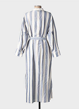 Robe longue manches longues manches longues bleu MAX MARA femme