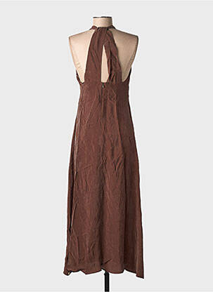 Robe longue sans manche sans manche marron PENNYBLACK femme