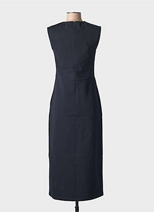 Robe mi-longue manches courtes manches courtes noir MAX MARA femme