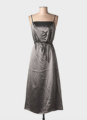Robe mi-longue sans manche sans manche vert MM BY MAXMARA femme