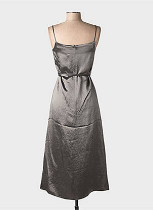 Robe mi-longue sans manche sans manche vert MM BY MAXMARA femme