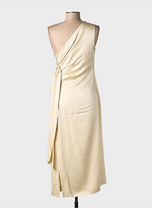 Robe mi-longue sans manche sans manche beige MAX MARA femme