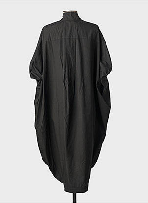 Robe mi-longue manches courtes manches courtes noir PIER ANTONIO GASPARI femme