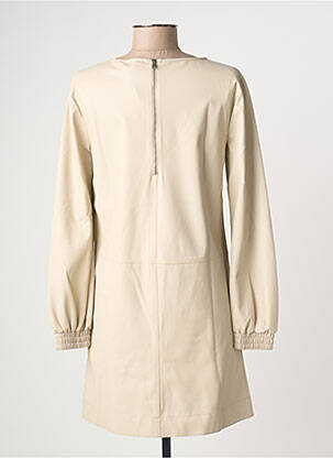 Robe courte manches longues manches longues beige MAX MARA femme