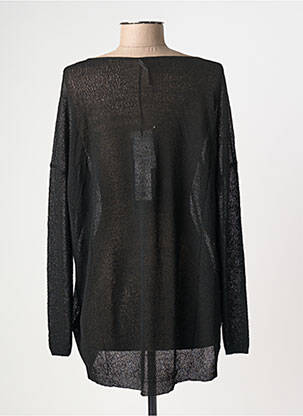 Pull coupe droite manches longues noir PIER ANTONIO GASPARI femme