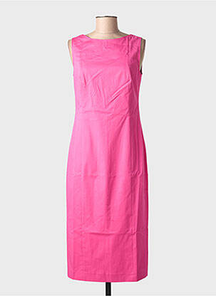 Robe mi-longue rose MAX MARA femme