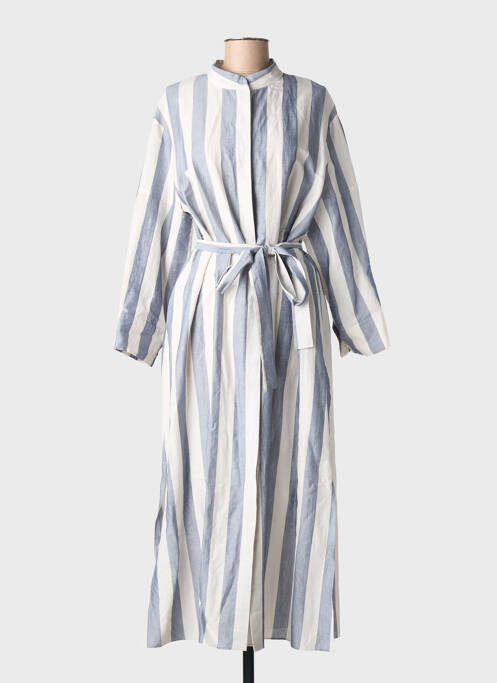 Robe longue manches longues manches longues bleu MAX MARA femme
