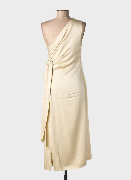 Robe mi-longue sans manche sans manche beige MAX MARA femme