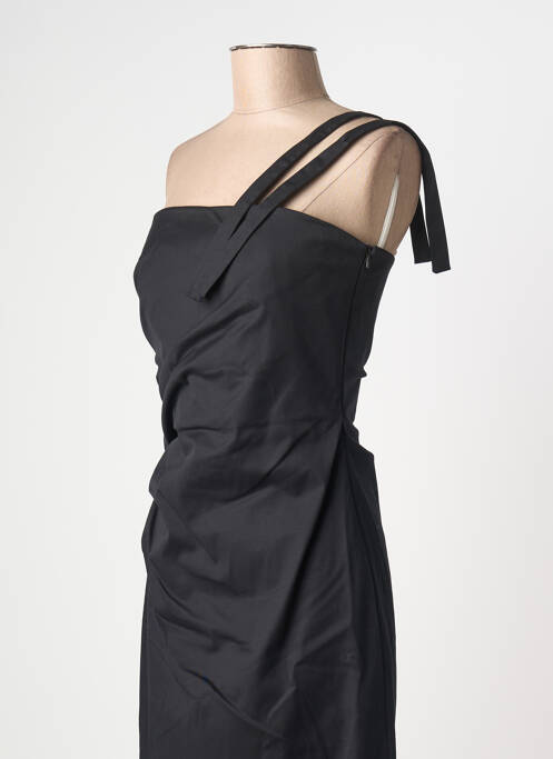 Robe mi-longue sans manche sans manche noir MAX MARA femme
