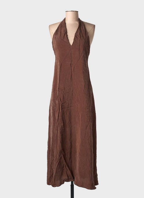 Robe longue marron PENNYBLACK femme