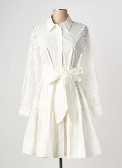 Robe mi-longue blanc MILVA.MI femme