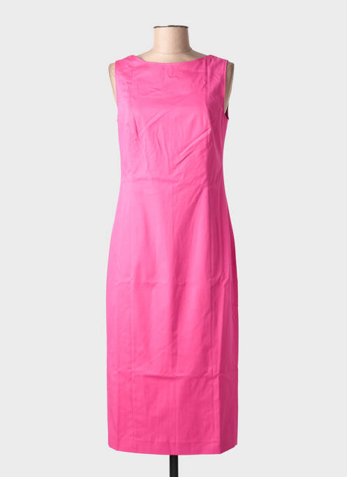 Robe mi-longue rose MAX MARA femme